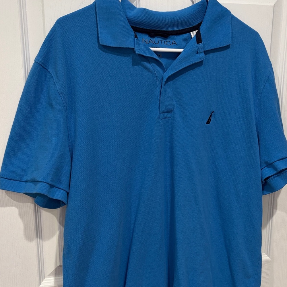 Nautica Men's Blue Polo Shirt size XL
